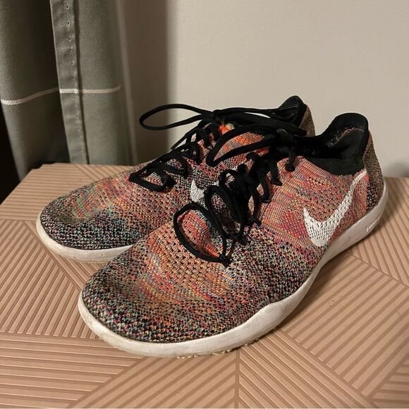 Nike Sneakers Multicolor Lightweight Athletic Workout Casual Black Neutral - Picture 2 of 10